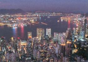 Hong Kong by night