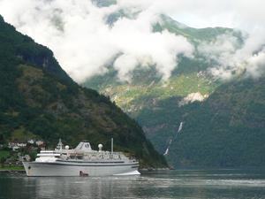 De Athena in de Geirangerfjord